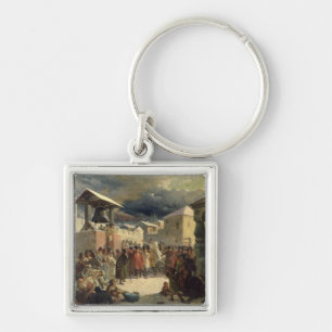 Das Veche in der Republik von Novgorod, 1861 Schlüsselanhänger