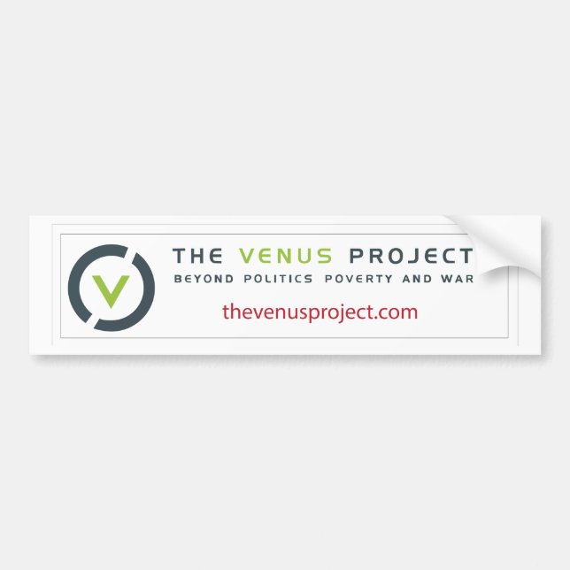 Das Venus-Projekt Autoaufkleber (Vorne)