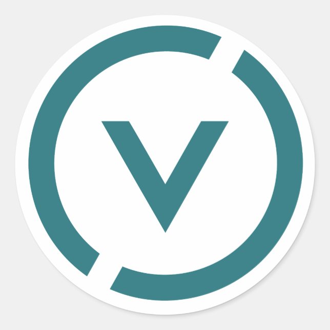 Das Venus-Projekt Runder Aufkleber (Vorderseite)