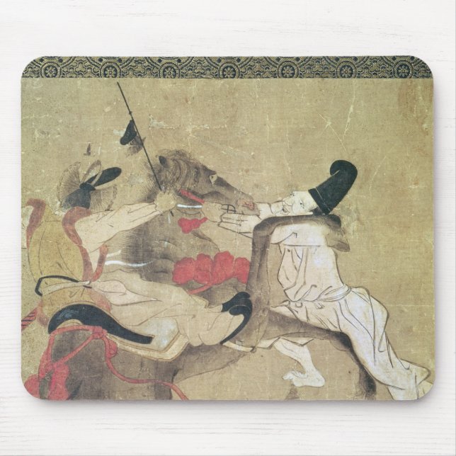 Das verärgerte Pferd Mousepad (Vorne)