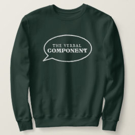 Das verbale Sweatshirt - Grün