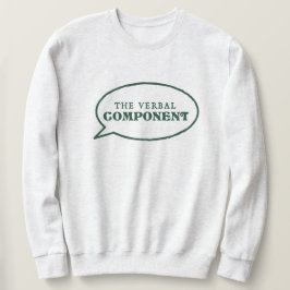 Das verbale Sweatshirt - Hellgrau