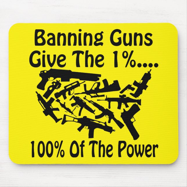 Das Verbot von Schusswaffen ergibt 1 % 100 % des P Mousepad (Vorne)