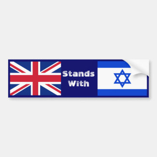Das Vereinigte Königreich/Großbritannien steht Isr Autoaufkleber