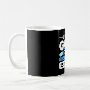 Das Vergessen von Rezeptornoten ist eine seriöse,  Kaffeetasse