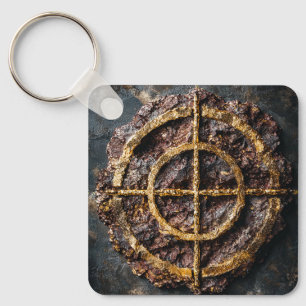 Das vergoldete Sigil Schlüsselanhänger