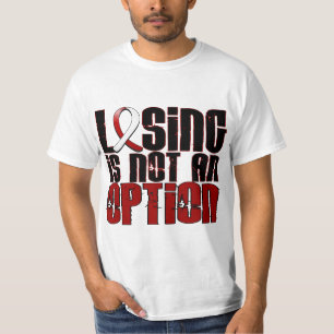 Das Verlieren ist nicht ein Wahl-Kopf-Hals-Krebs T-Shirt