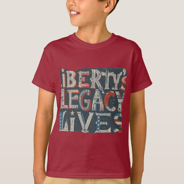 Das Vermächtnis der Freiheit lebt T-Shirt (Vorderseite)