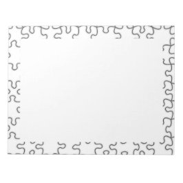 Das Vermisste Puzzlemuster Notizblock