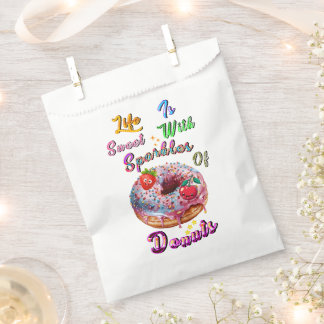 Das Verpacken des Lebens ist süß mit funkelnden Do Geschenktütchen