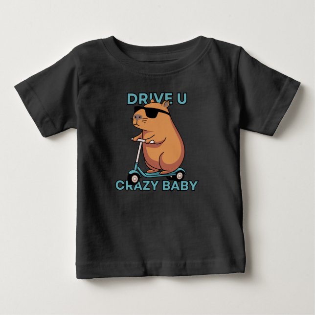 Das verrückte Baby T-shirt (Vorderseite)