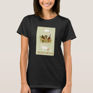 Das verrückte Cat Lady Tarot T-Shirt
