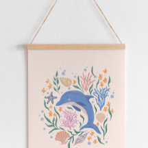 Das verspielte Delphin- und Korallenriff