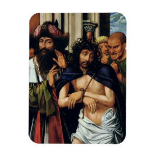 Das Verspotten von Christus (Öl auf Platte) (sehe Magnet
