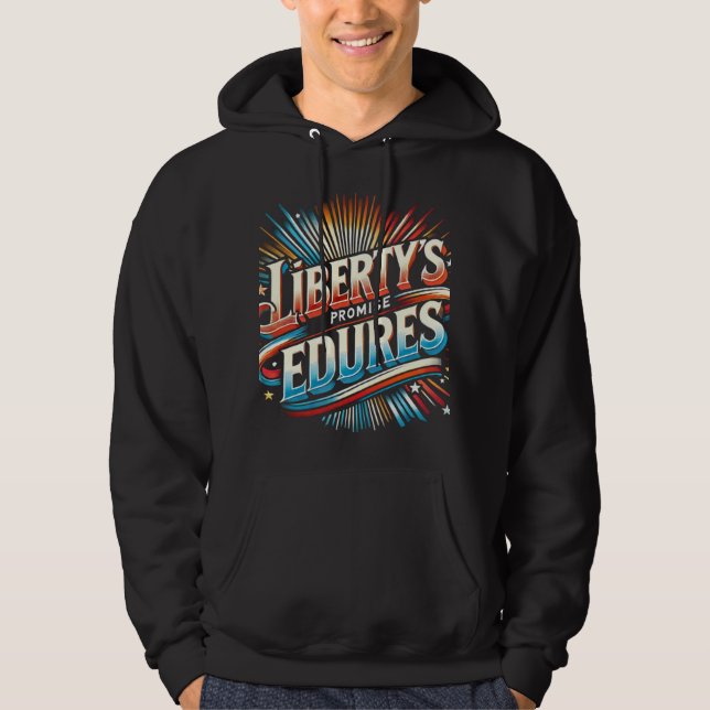 Das Versprechen der Freiheit hält an Hoodie (Vorderseite)