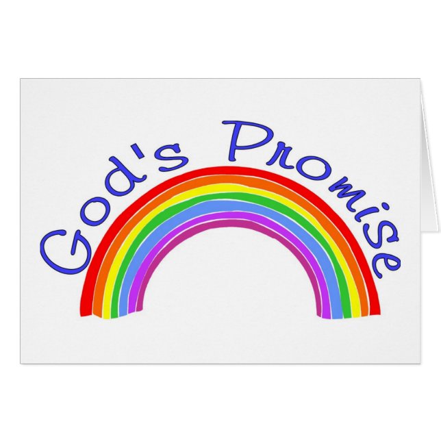 Das Versprechen des Gottes mit dem Regenbogen (Vorderseite (Horizontal))
