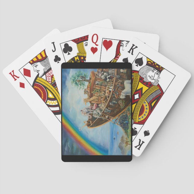 Das Versprechen, Noahs Arche Spielkarten (Rückseite)