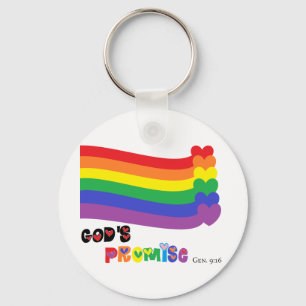 Das Versprechen-Regenbogen des Gottes Schlüsselanhänger
