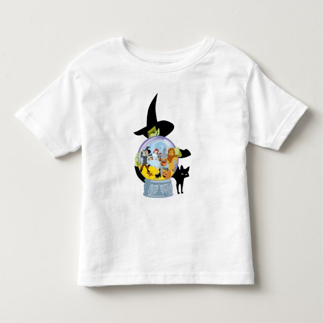 Das verworrene Hexenkristall-Halloween Kleinkind T-shirt (Vorderseite)