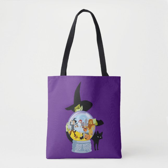 Das verworrene Hexenkristall-Halloween Tasche (Vorderseite)