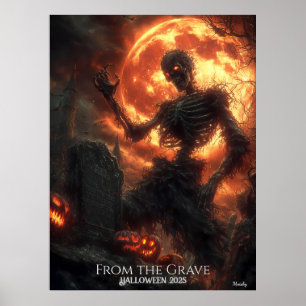 Das verwurzelte ehrenamtliche Halloween Poster