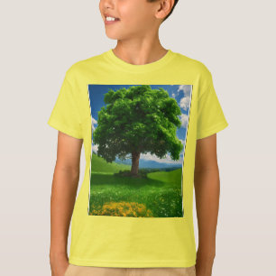 "Das verzauberte Feld - Baum des Lebens inmitten e T-Shirt