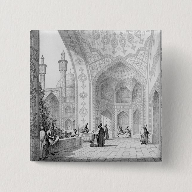 Das Vestibül des Haupteingangs des Medrese- Button (Vorderseite)