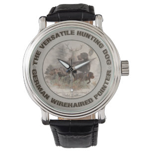 Das vielseitige Papier der Jagdhundebüge Armbanduhr