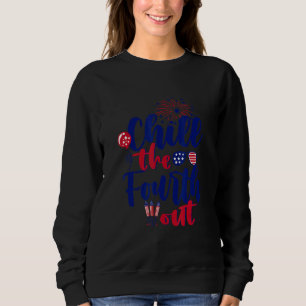 Das vierte Feuerwerk der USA am 4. Juli abkühlen Sweatshirt