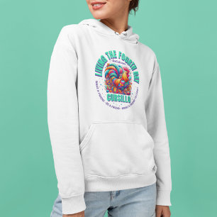 Das vierte Tag erleben Cursillo DeColores Hahn Hoodie