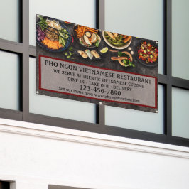 Das vietnamesische Restaurant "Large Wall" Banner