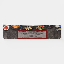 Das vietnamesische Restaurant "Large Wall" Banner