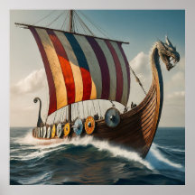 Das Viking Long Schiff