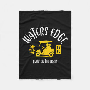 Das Village Edge TV Fl Golf Cart Design Fleecedecke
