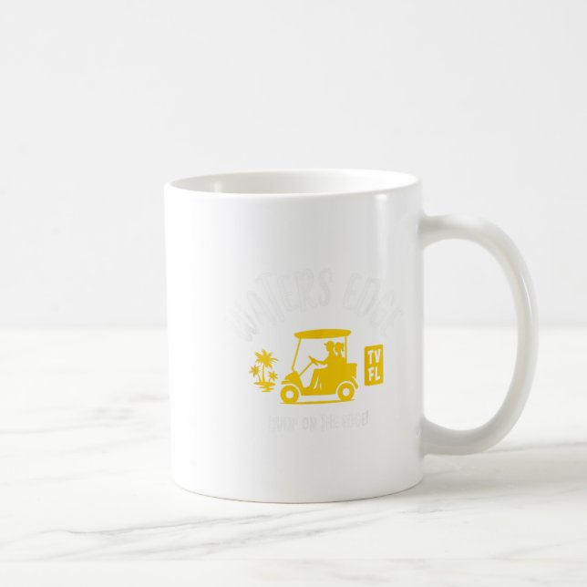 Das Village Edge TV Fl Golf Cart Design Kaffeetasse (Rechts)