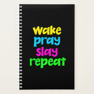 Das Vintage Neon Sign-Weck des Retro 80's Pray Sla Planer