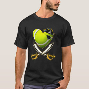 Das Vintage Piratenherz mit dem T-Shirt mit Schäde