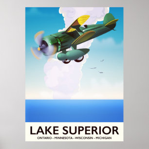 Das Vintage-Poster "Lake Superior prop" Poster