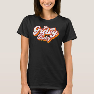 Das Vintage Retro-Design des Gravy Baby T-Shirt