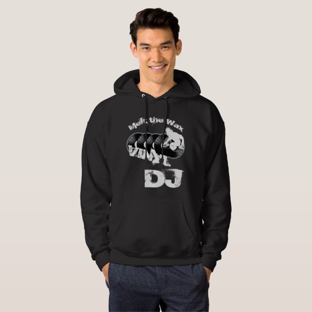 Das Vinyl DJ Hoodie (Vorne ganz)