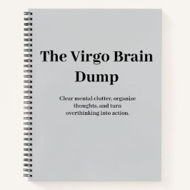 Das Virgo-Brain-Dump-Notizbuch Notizbuch