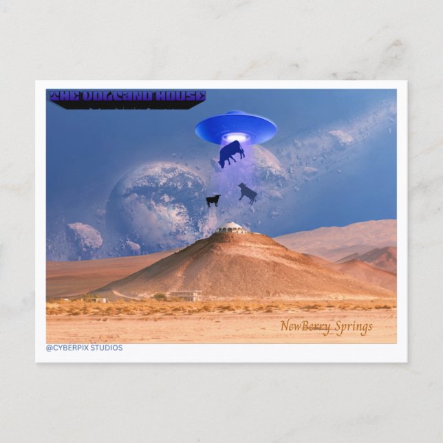 Das Volcano House Postkarte (Vorderseite)