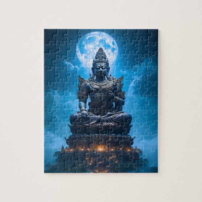 Das volle Mondlicht des Buddha (Vertikal)