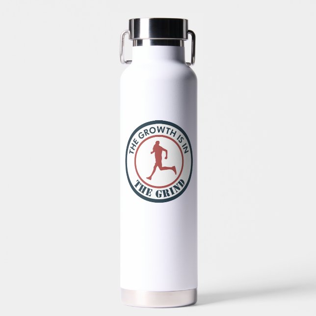 Das Wachstum ist in greifbarer Nähe Trinkflasche (Vorne)