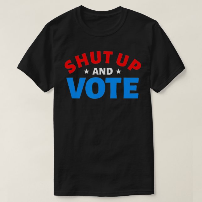 Das Wahljahr endet und die Abstimmung T-Shirt (Design vorne)