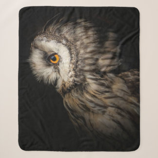 Das wahnsinnige Auge | Owl Lovers Gift Sherpadecke
