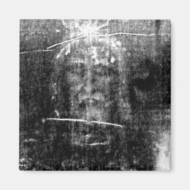 Das wahre Gesicht Jesu Magnet (Vorne)