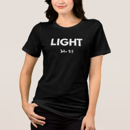 Das wahre Licht ist gekommen Tri-Blend Shirt