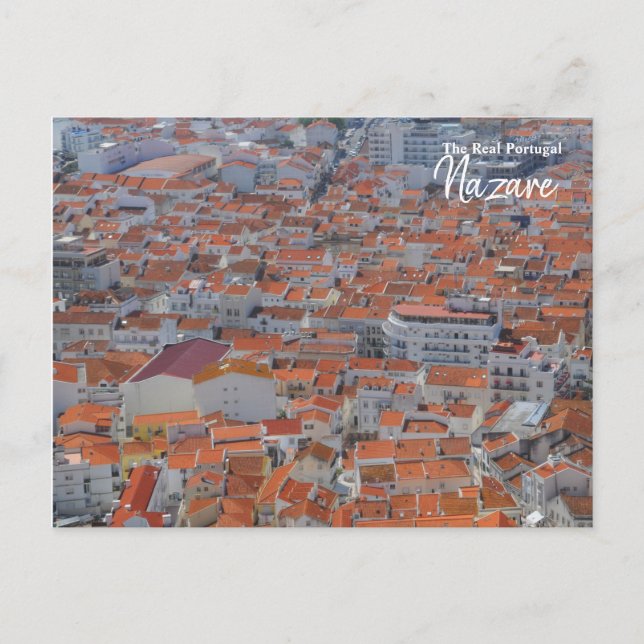 Das wahre Portugal - die Nazare Postkarte (Vorderseite)