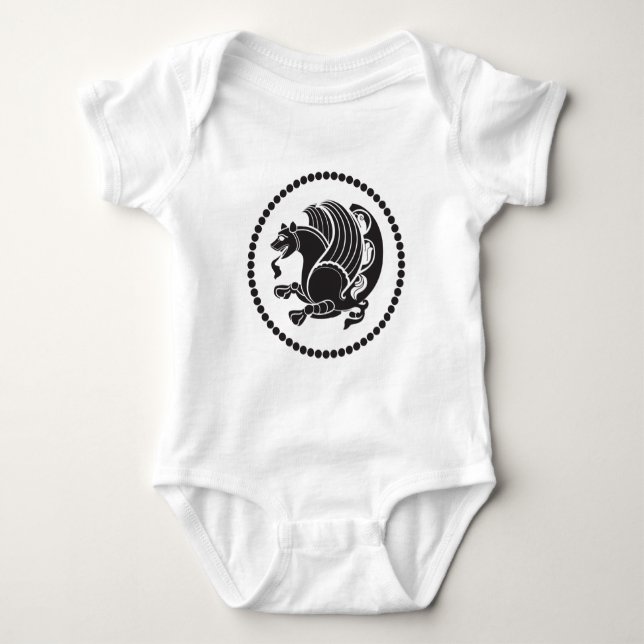 Das Wahrzeichen des sassaniden Persischen Reiches Baby Strampler (Vorderseite)